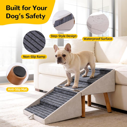 Convertible Dog Ramp Stairs & Ottoman