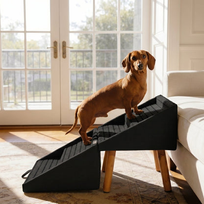 Convertible Dog Ramp Stairs & Ottoman
